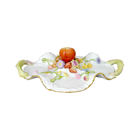 Fancy Dish, with fruits and flowers