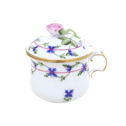 Creamcup, strawberry knob