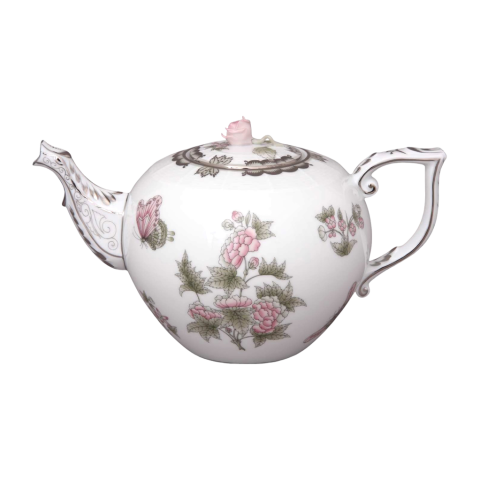 Teapot, rose knob