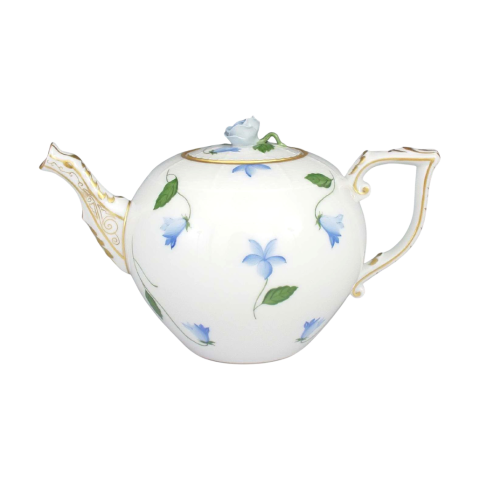Teapot, rose knob