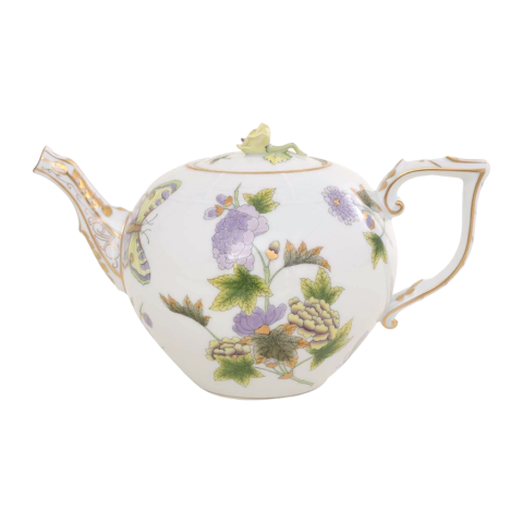 Teapot, rose knob
