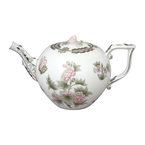 Teapot, rose knob