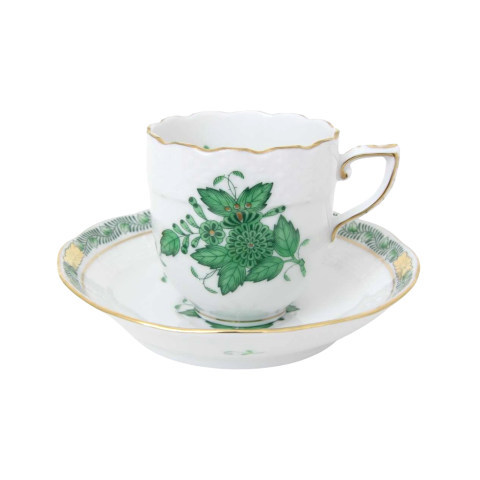 Moccacup with saucer