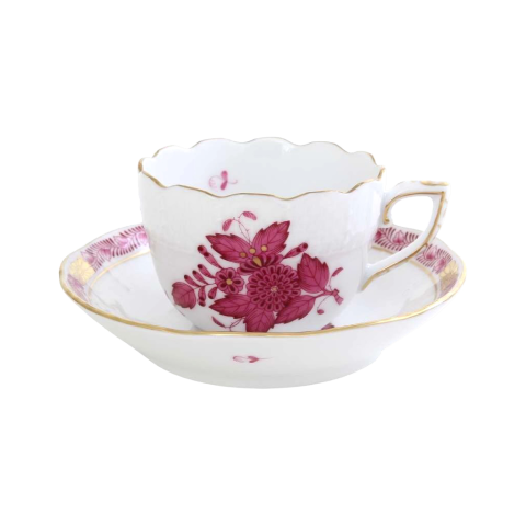 Moccacup with saucer