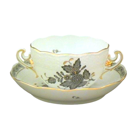 Soupcup with saucer
