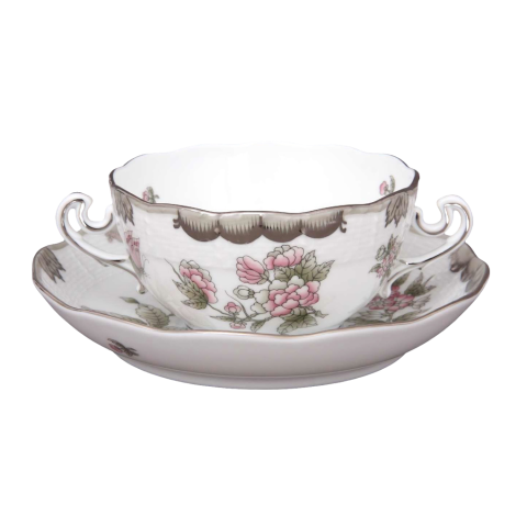 Soupcup with saucer
