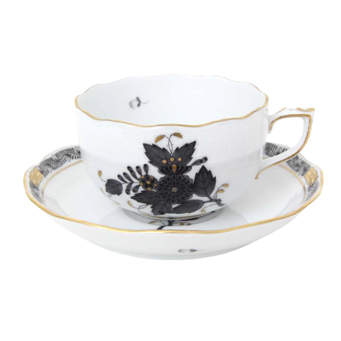 Teacup with saucer