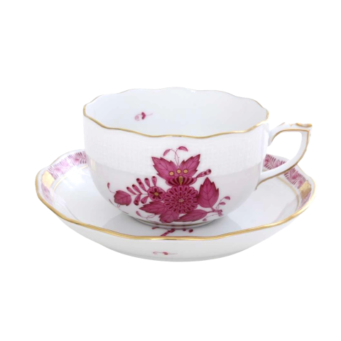 Teacup with saucer