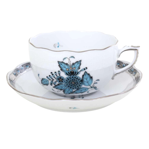 Teacup with saucer