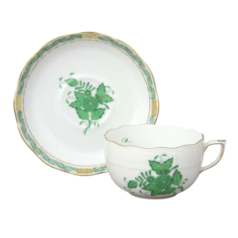 Teacup with saucer