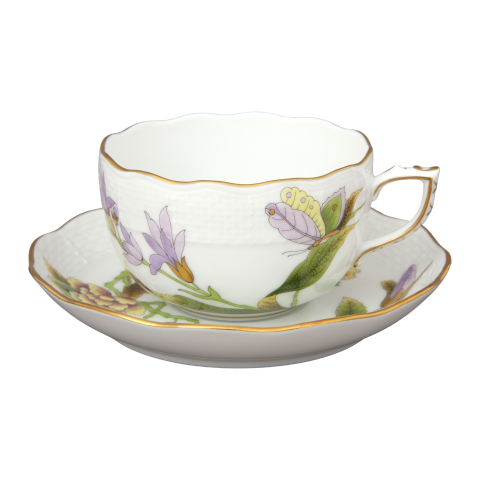 Teacup with saucer