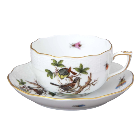 Teacup with saucer