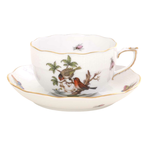 Teacup with saucer