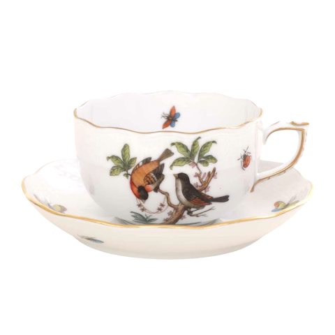 Teacup with saucer