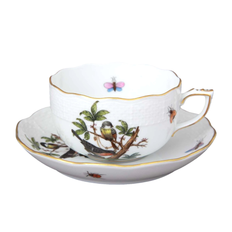 Teacup with saucer