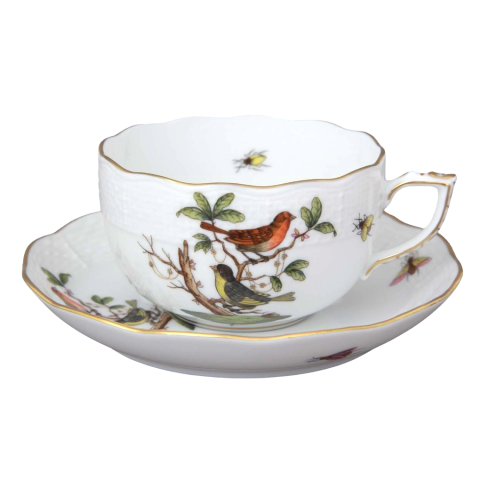 Teacup with saucer