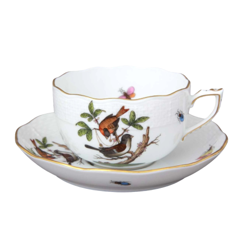 Teacup with saucer