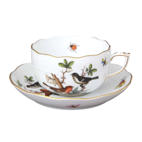Teacup with saucer