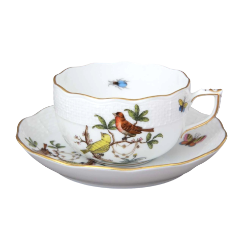 Teacup with saucer