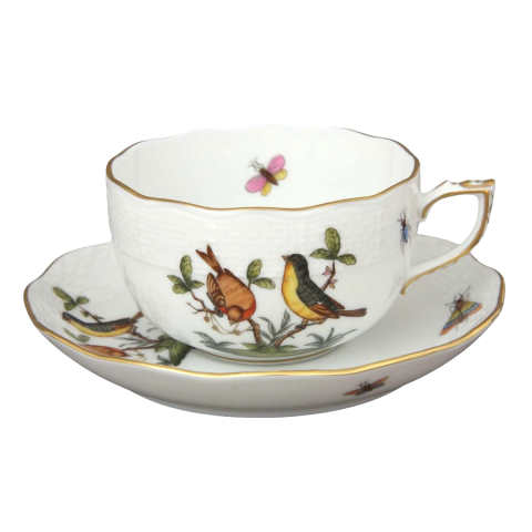 Teacup with saucer