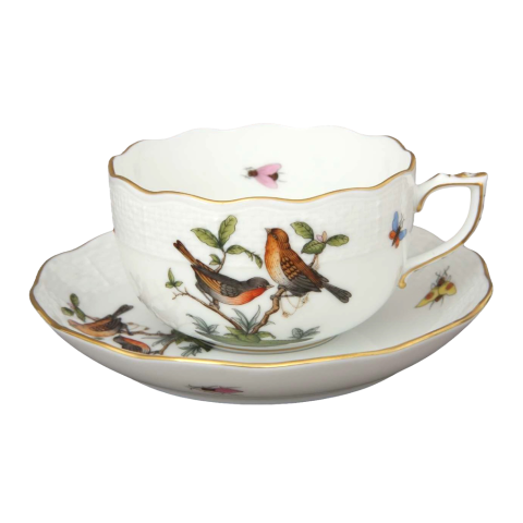 Teacup with saucer