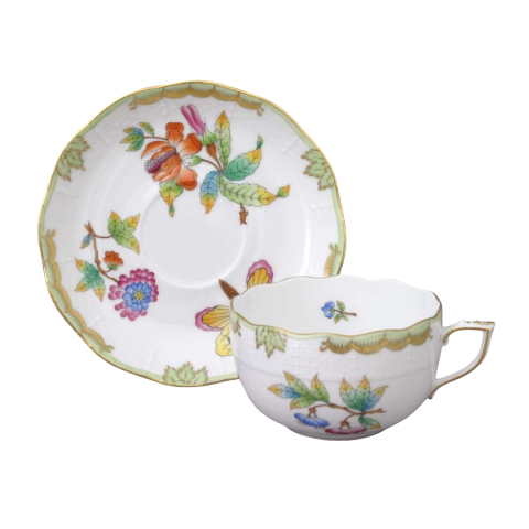 Teacup with saucer