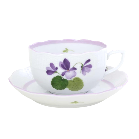 Teacup with saucer