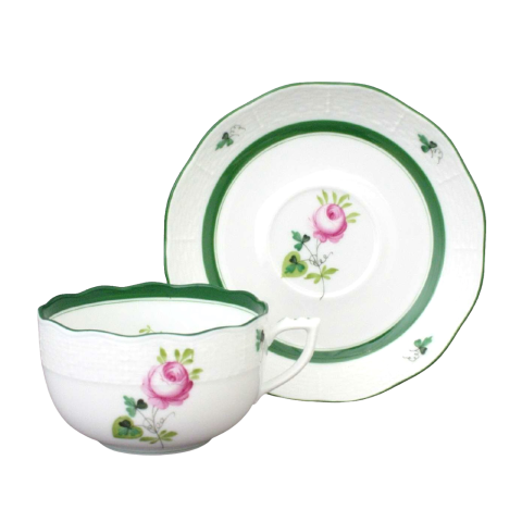 Teacup with saucer