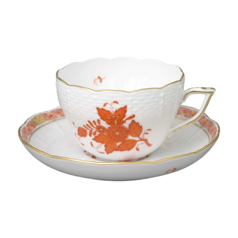 Teacup with saucer
