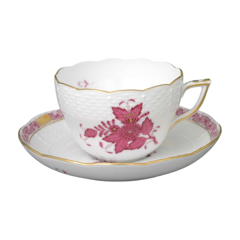 Teacup with saucer