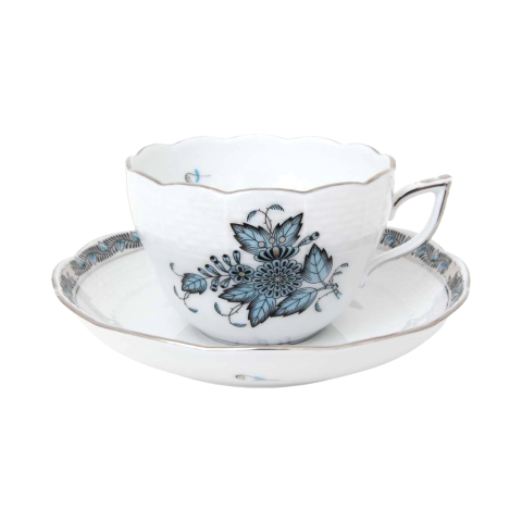 Teacup with saucer