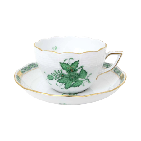 Teacup with saucer
