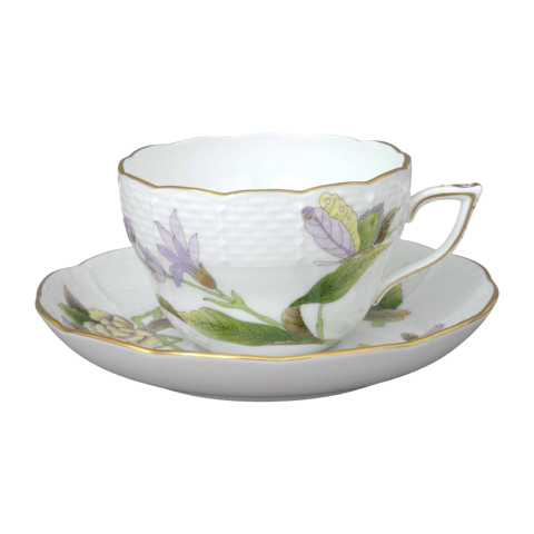 Teacup with saucer