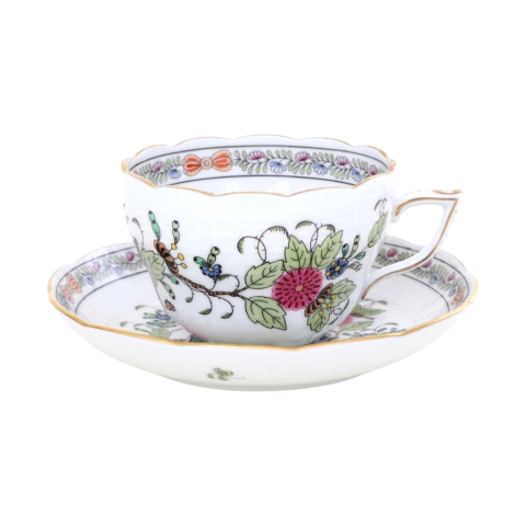 Teacup with saucer