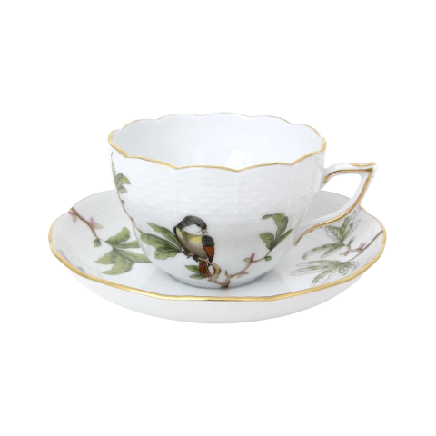 Teacup with saucer