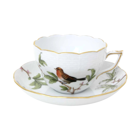 Teacup with saucer