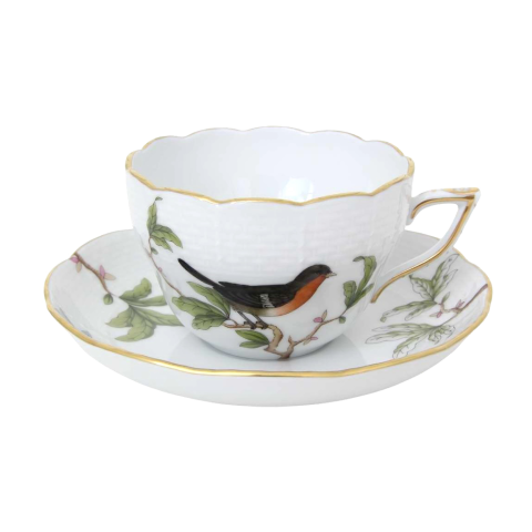 Teacup with saucer