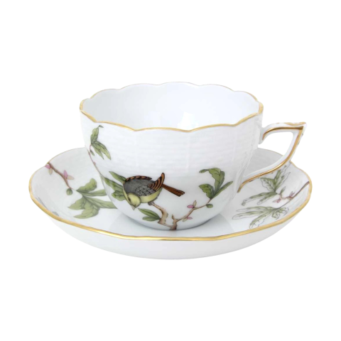 Teacup with saucer