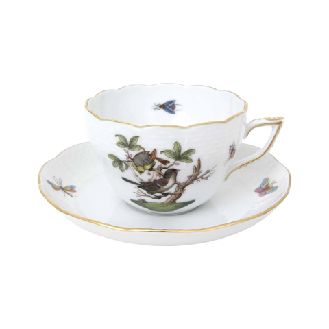 Teacup with saucer