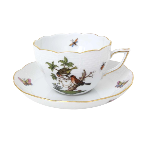 Teacup with saucer