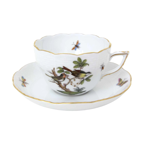 Teacup with saucer