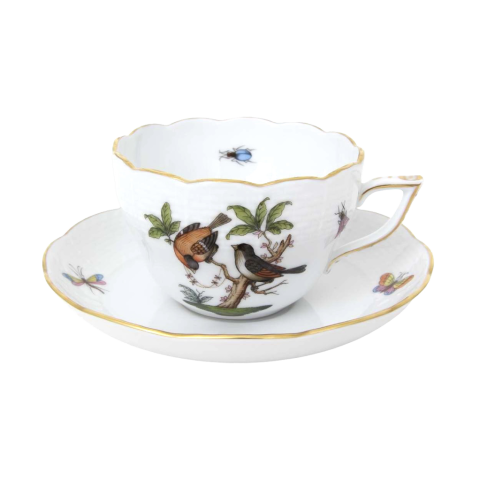 Teacup with saucer