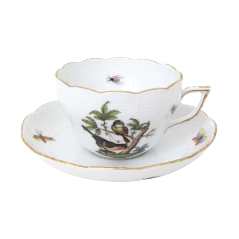 Teacup with saucer