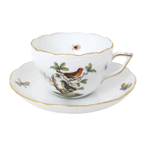 Teacup with saucer