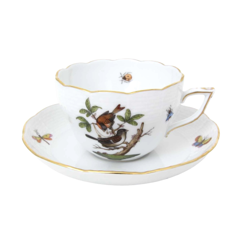 Teacup with saucer