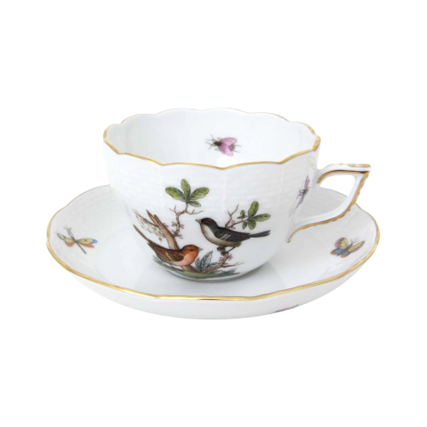 Teacup with saucer
