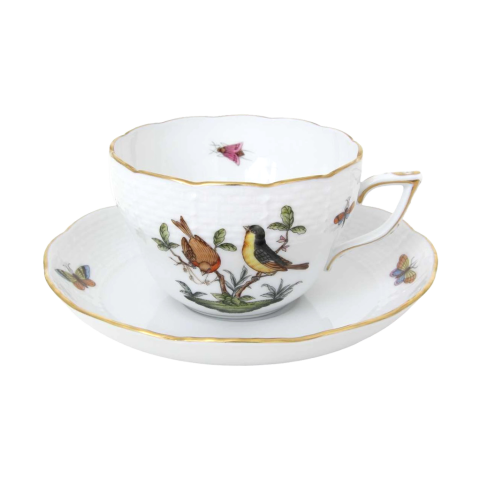 Teacup with saucer