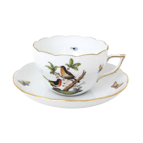 Teacup with saucer
