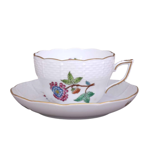 Teacup with saucer