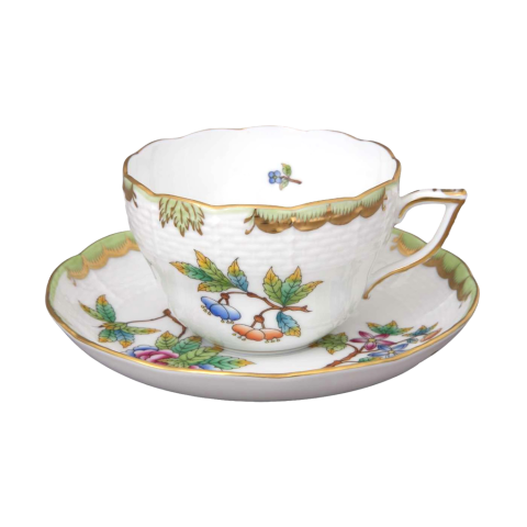 Teacup with saucer